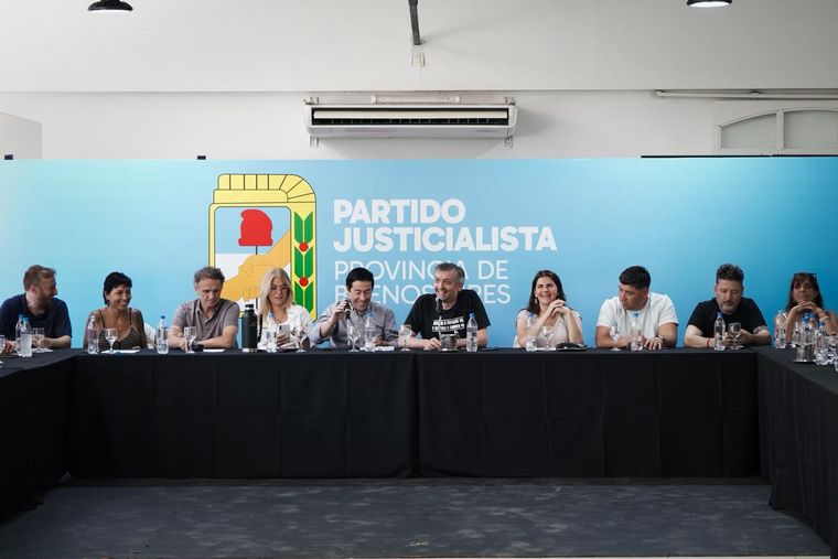 Reunión del consejo partidario del PJ bonaerense.
