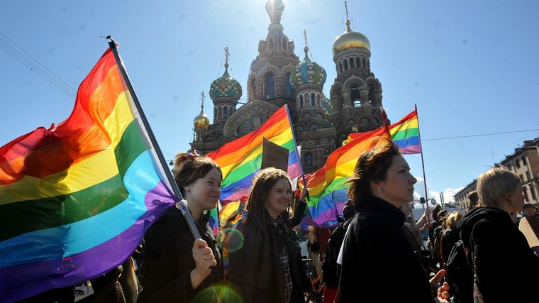 Los colectivos sociales siguen bregando por la apertura de Rusia. Foto: Stonewall.