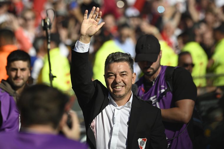 El Muñeco quiere seguir escribiendo la historia en River. Foto: Fotobaires
