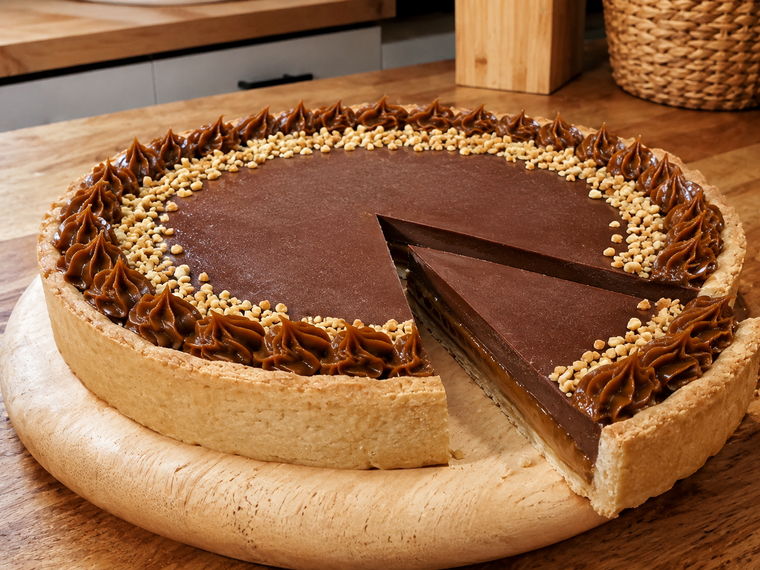 Así se ve una receta ideal de tarta tofi Así se ve una receta ideal de tarta tofi