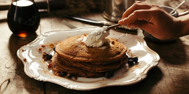 Pancakes vegetarianos Foto: Pixabay