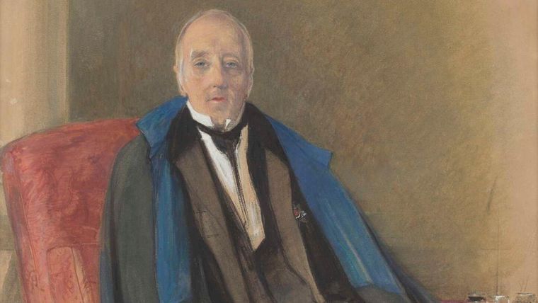 Pintura "John, primer vizconde Ponsonby (c. 1770-1855), embajador en Viena entre 1846 y 1850", de John Frederick Lewis.