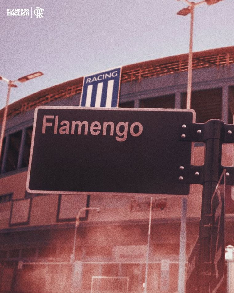 Las picantes cargadas de Flamengo a Racing y Costas tras eliminarlo de la Libertadores. Foto: @Flamengo
