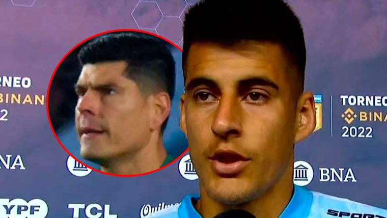 Pereya se refirió al error de Lampe que abrió el encuentro ante Racing.