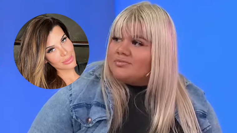 El enojo de Charlotte Caniggia con More Rial. Foto: Captura América TV