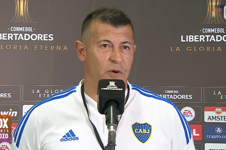 Almirón lamentó la desatención del fondo de Boca en la derrota ante Pereira Foto: Fox Sports