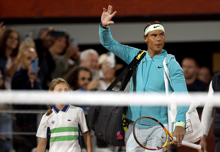 Nadal volvió a jugar en París y pretende volver. Foto: EFE