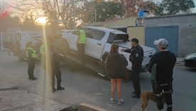 La Toyota Hilux del joven conductor aprehendido fue secuestrada tras el accidente en Las Heras.&nbsp;