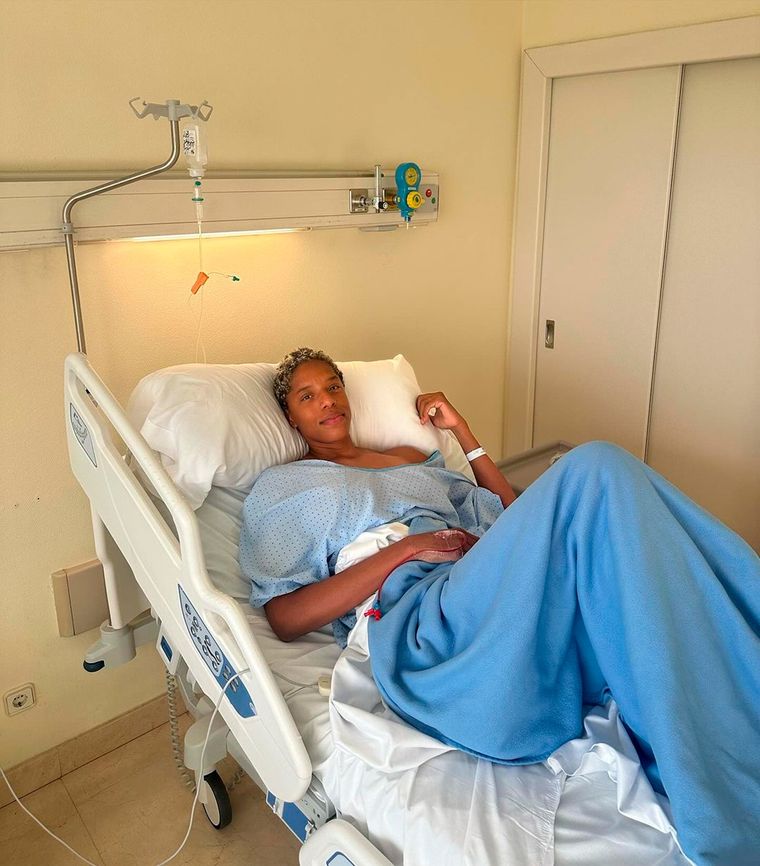 Yulimar Rojas fue operada de su lesión en el tendón de Áquiles izquierdo. Foto: @yulimarrojas45