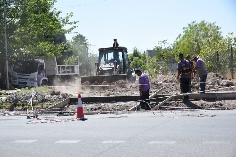 Las obras avanzan sobre un eje clave para la circulación este-oeste del departamento. &nbsp;