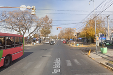 El cruce de calles Paso de los Andes y Paraná, en Godoy Cruz, donde se produjo el accidente.&nbsp;