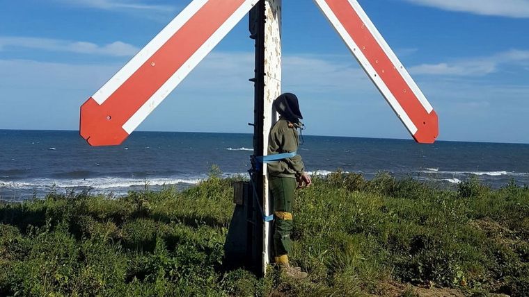 Imágenes del ritual en un campo de tiro. Foto: Reuters
