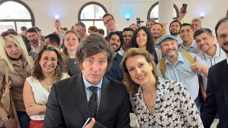 Mondino se mostró a favor de que integrantes del PRO se sumen a un hipotético gabinete de Milei Foto: Noticias Argentinas