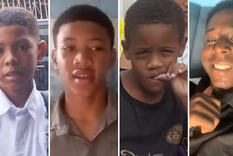 Steven Medina, de 11 años, Saúl Arboleda de 15, y los hermanos Ismael y Josué Arroyo, de 15 y 14 años, desaparecieron el 8 de diciembre de 2024.