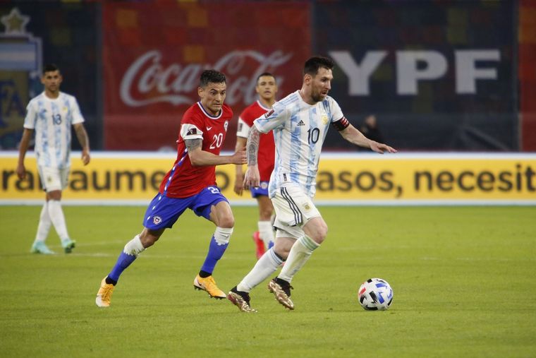 Argentina no pudo con Chile en Santiago del Estero. Foto: Télam