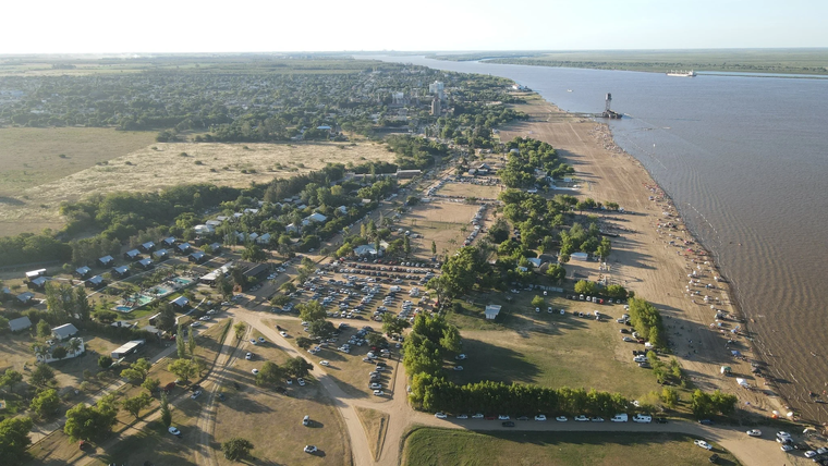 La costanera de Ramallo, un paseo obligado para disfrutar del Paraná.
