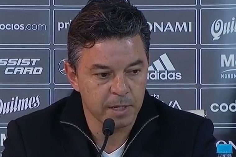 Gallardo sorprendió al aceptar que tuvo que cambiar porque a River le habían tomado la mano.