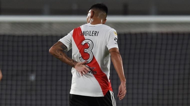 El mendocino se fue con un fuerte dolor en su espalda Foto: River Plate