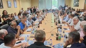 En la sede de Azopardo de la CGT la idea del paro general perdió fuerza. Foto: Instagram/CGT En la sede de Azopardo de la CGT la idea del paro general perdió fuerza. Foto: Instagram/CGT