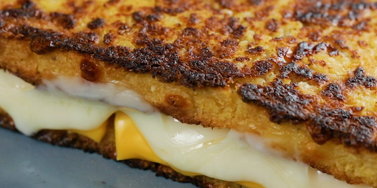 Sándwich de queso grillado Foto: Tastemade