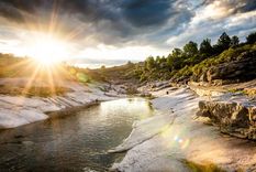 En el Río Mina Clavero hay una gran cantidad de balnearios para relajarse Foto: Turismo Córdoba