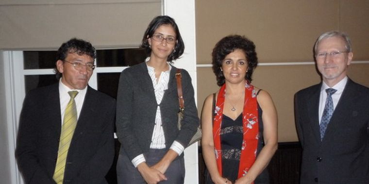 La gerente de Turismo de San Carlos en el reciente encuentro internacional.