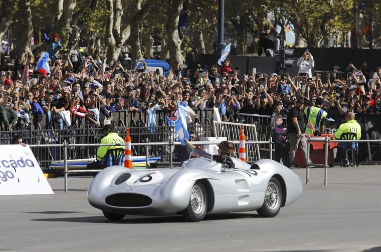 Franco Colapinto durante el Road Show en Palermo. Franco Colapinto durante el Road Show en Palermo. 