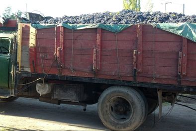 MDZol | Camión transportando uva.