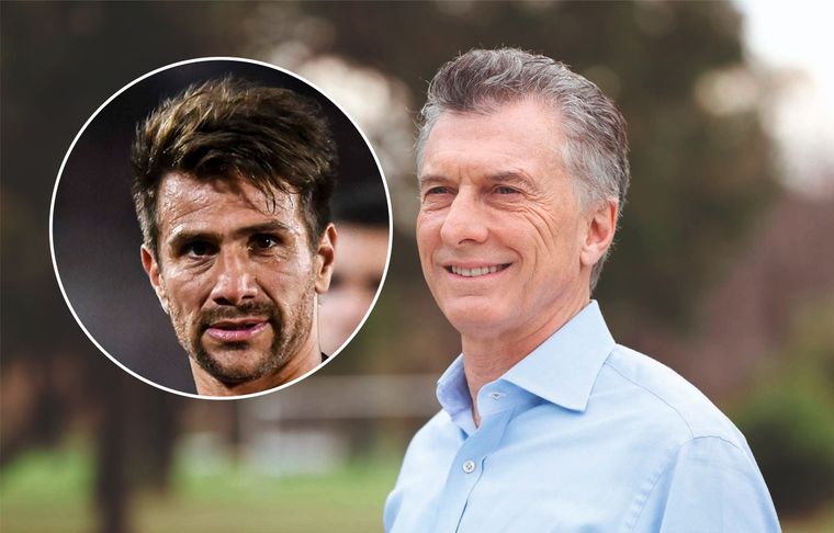 Mauricio Macri - Leo Ponzio El expresidente felicitó a Ponzio tras su partido despedida y recordó que lo quiso llevar a Boca.