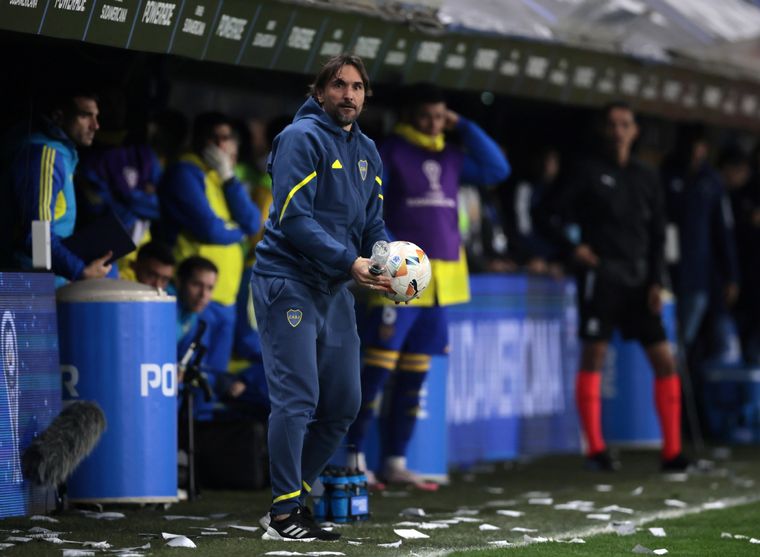 El DT ultima detalles para el duelo con el Ciclón. Foto: Fotobaires