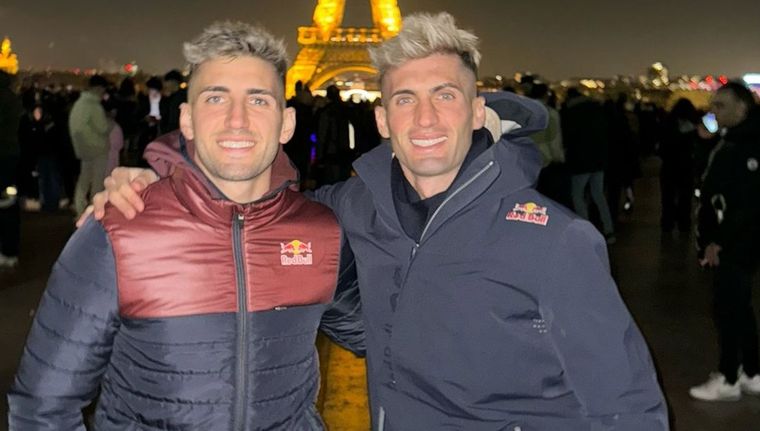 Luciano y Kevin, candidatos a ganar el Dakar. Foto: Instagram @kevinmaxbenavides