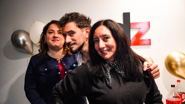 Erika Pezzola, Diego Quiroga y Gema Gallardo. Erika Pezzola, Diego Quiroga y Gema Gallardo.