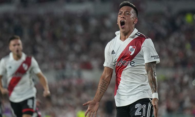 Barco celebra otro gol en la temporada. Foto: NA