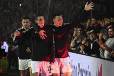 Di María agredeció la ovación que recibió. Foto: Télam