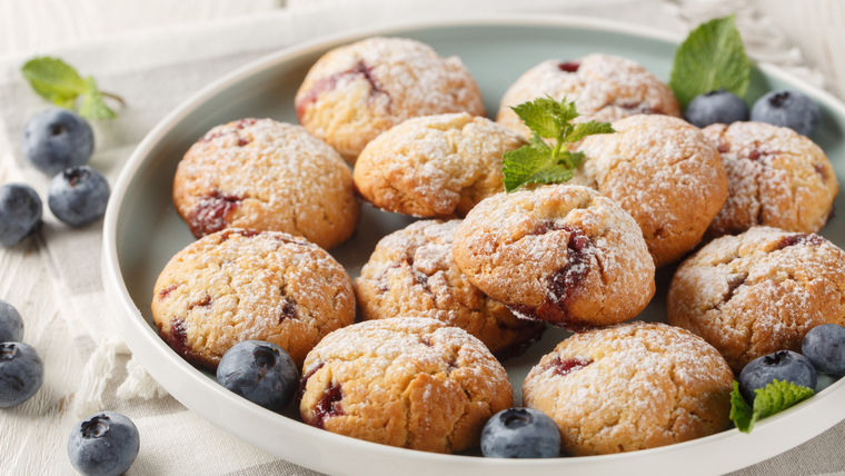 Cocina saludable: galletas de arándanos sin azúcar y con avena