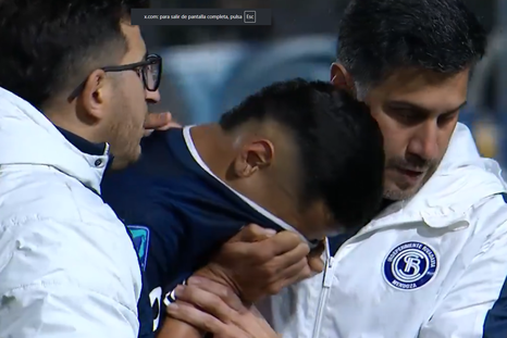 La emoción de Alex Arce. La emoción de Alex Arce.