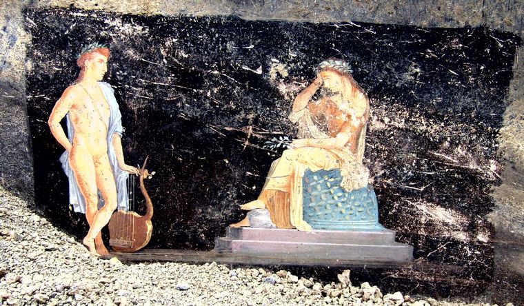 Los frescos están en excelente estado y tienen inspiración helena. Foto: Efe.