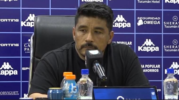 El Turco Asad habló en conferencia de prensa.&nbsp;