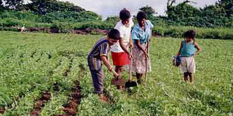 La Familia y la Tierra, símbolo de conjunción de la Agricultura