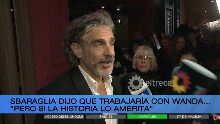 El actor reveló que trabajaría con Wanda "si la historia lo amerita". El actor reveló que trabajaría con Wanda "si la historia lo amerita". 
