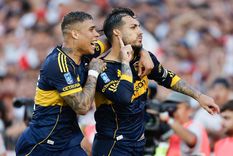 Leandro Paredes festeja el 1-0 de Boca contra River en el último Superclásico. Leandro Paredes festeja el 1-0 de Boca contra River en el último Superclásico.