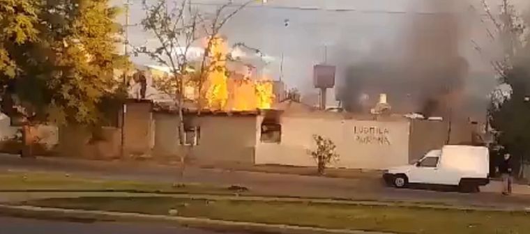 Ocurrió en una vivienda ubicada en la intersección de las calles Terrada y Cabo San Juan Foto: captura video