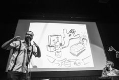 liniers y montt llegan a mendoza con su stand up ilustrado