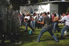 Los enfrentamientos entre agricultores de Chihuahua y miembros de la Guardia Nacional aumentaron en los últimos días por el cumplimiento de un tratado de aguas firmado entre México y EE.UU. Foto: BBC