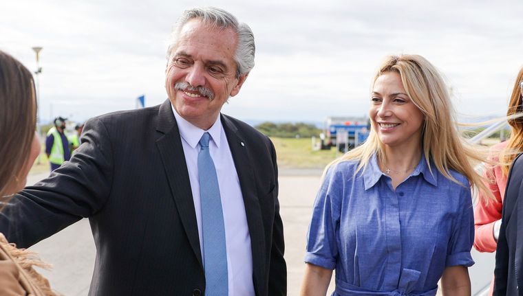 Alberto Fernández y Fabiola Yañez. Foto: NA