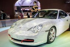 El vehículo exhibido en China. Foto: MRTelecast.