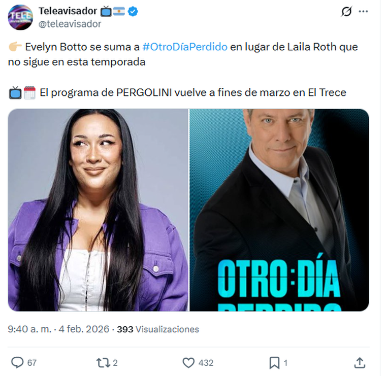 Mario Pergolini con nuevo equipo. Mario Pergolini con nuevo equipo.