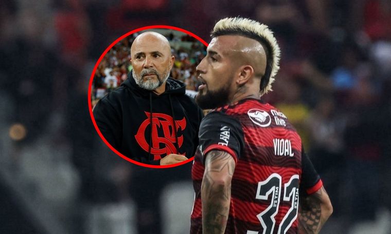 Vidal le dijo perdedor a Sampaoli.