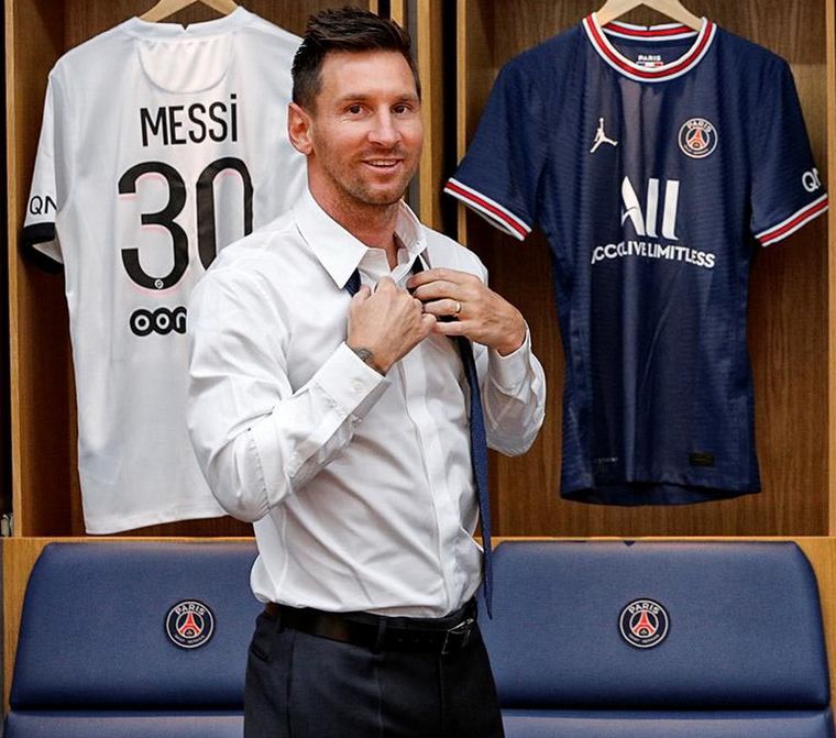 Leo ya es jugador del PSG Foto: Télam