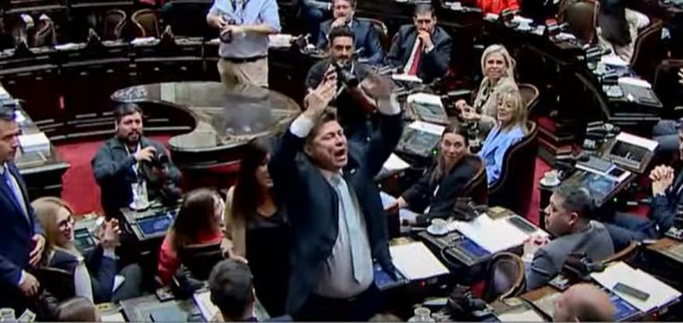 El diputado libertario que elogió al peronismo. Foto: Captura de video